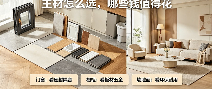 100㎡全屋装修纪实：25万落地预算分配+避坑全攻略