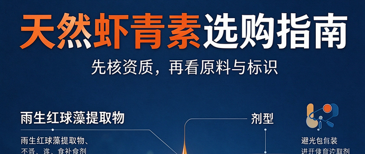 天然虾青素该怎么挑选？普通人选购有哪些实用小技巧