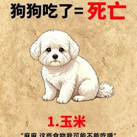 🐕养狗必存！狗狗能吃和致命食物清单