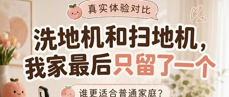 实测半年｜洗地机vs扫地机器人，我家最终留下了谁