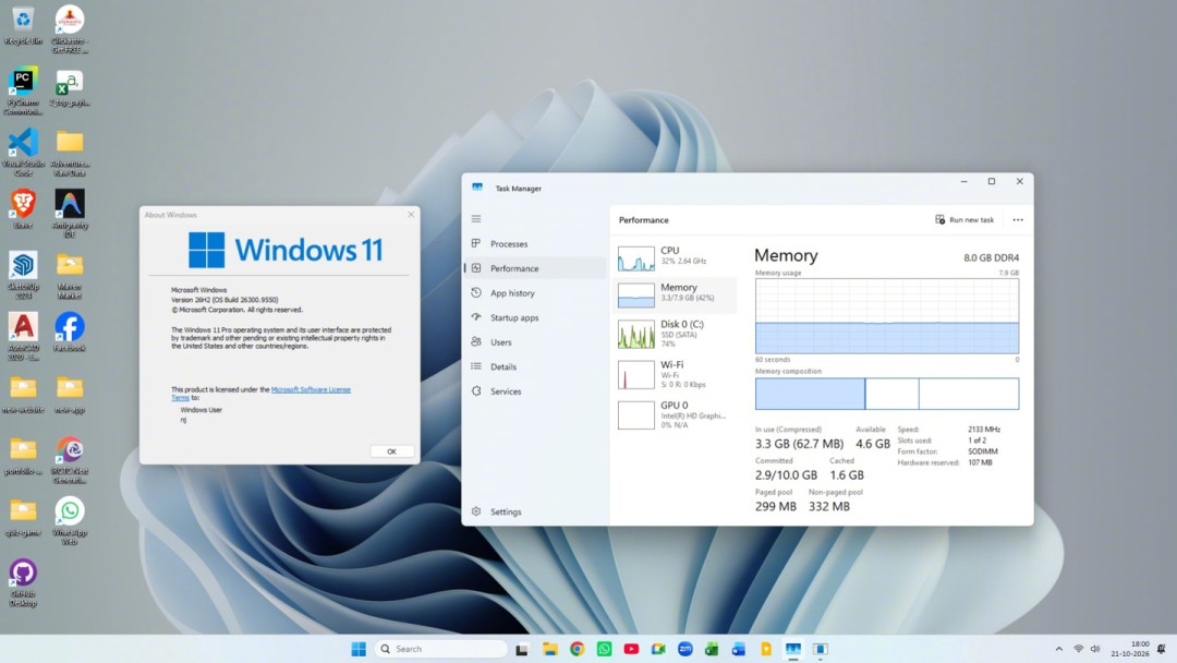 「微软开始拆自己强装的Copilot」撞上「8GB笔记本重新上架」:Win11减法对账党,等26H2推送到账前,先把入口、内存、钱这三本账对完