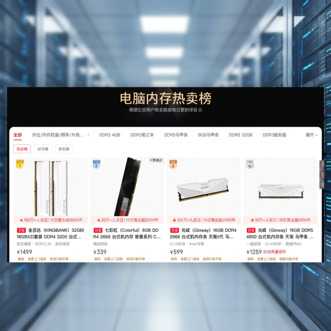 华强北32G内存暴跌到1950元,厂商却同步涨价15%:双11能上车吗?