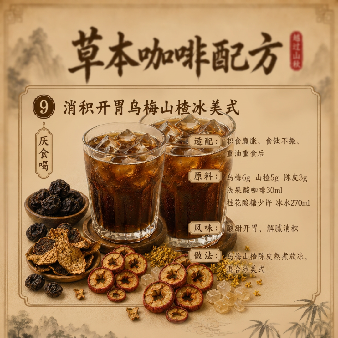 枸杞漂进美式里:入冬这杯「中式养生咖啡」,什么该加、什么别乱加