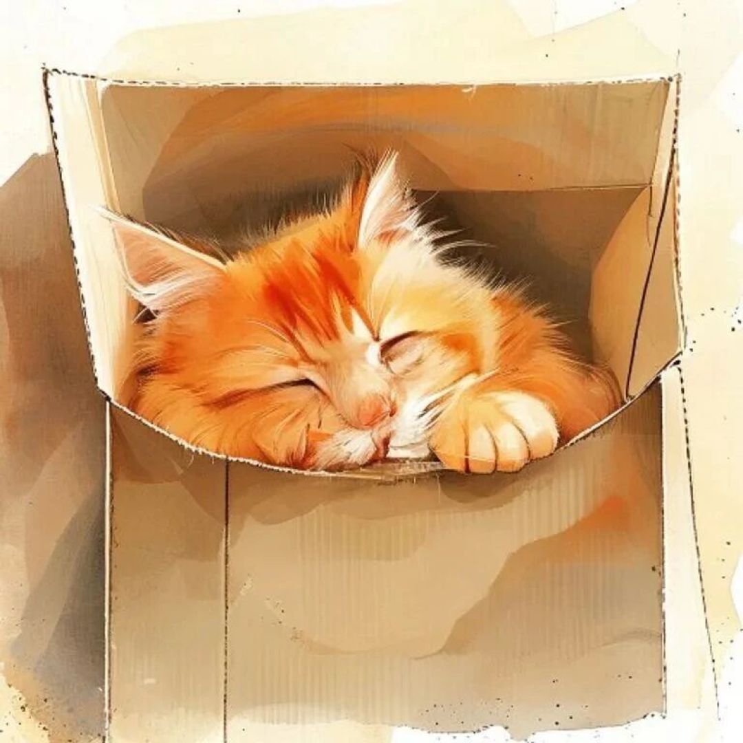 猫放着几百块猫窝不睡,偏钻快递箱?实验说:它帮的是头几天