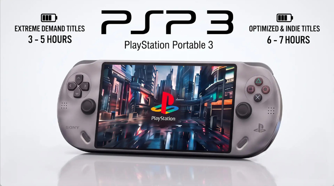 PSP3规格爆料凑齐:索尼要用掌机原生跑PS5,但续航只有3-5小时