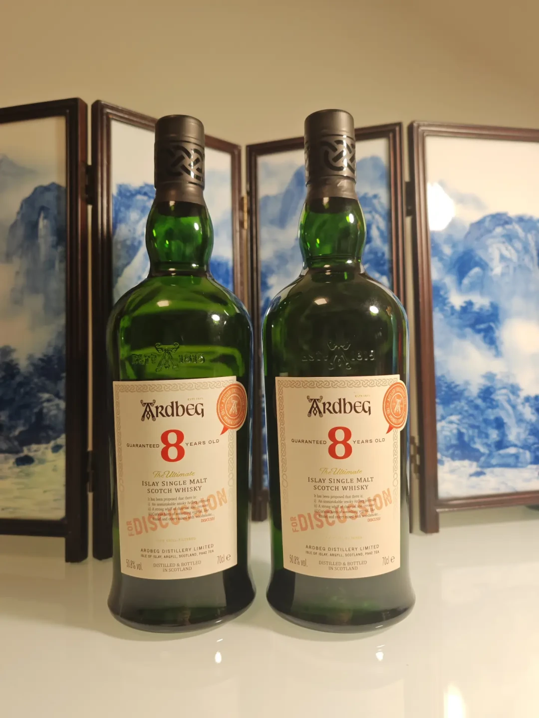 阿贝8年双瓶陈列实拍