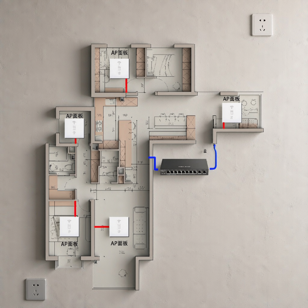 全屋WiFi,Mesh还是AC+AP?先数网线,再看户型
