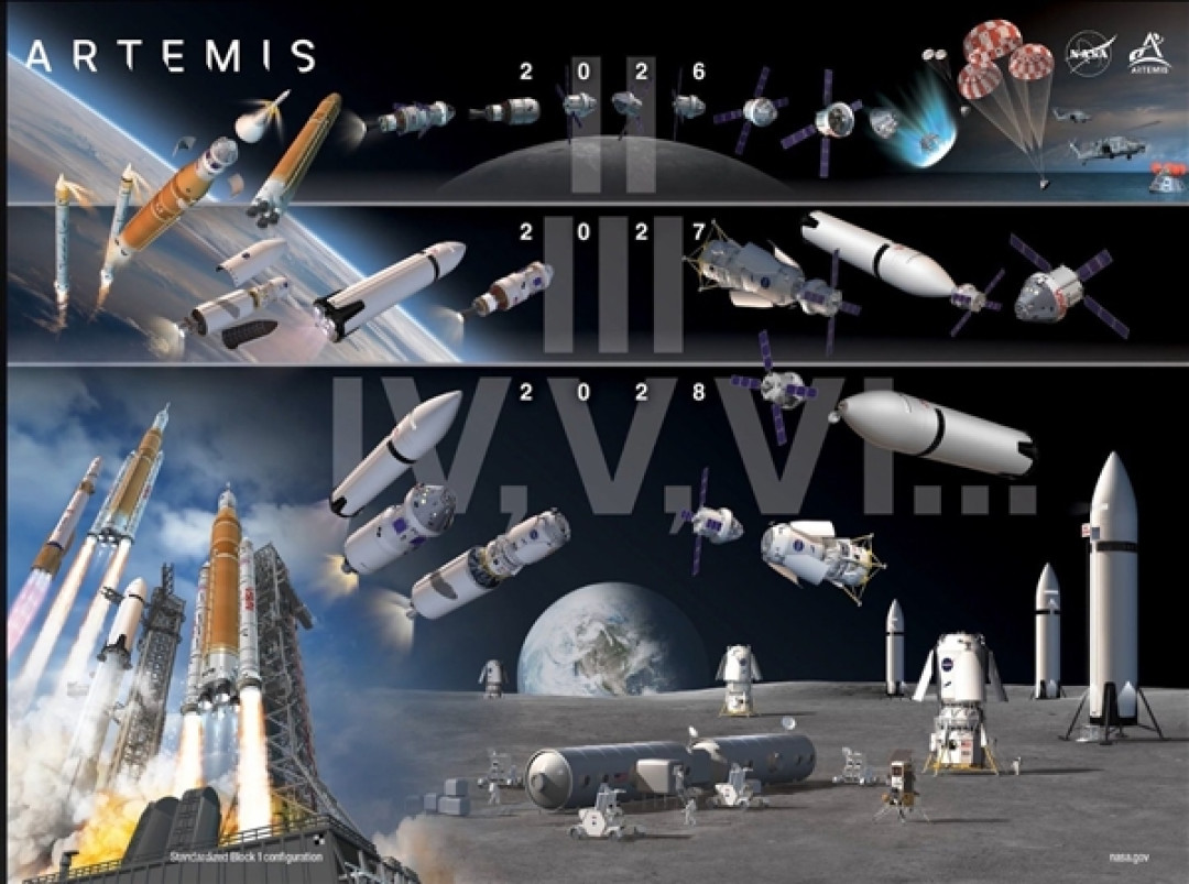 NASA加快推进月球基地建设:计划2028年实现载人登月