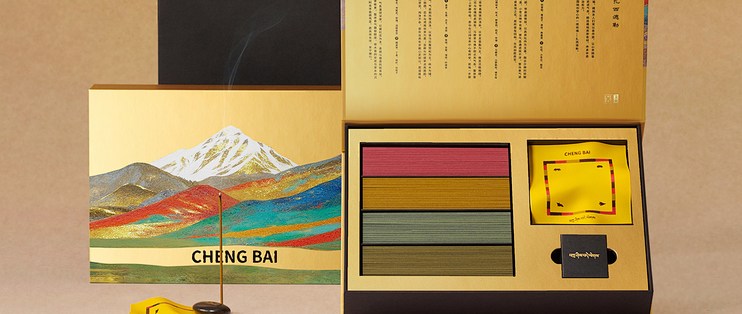 呈白非遗四味藏香礼盒｜中式线香室内香氛，生日伴手礼