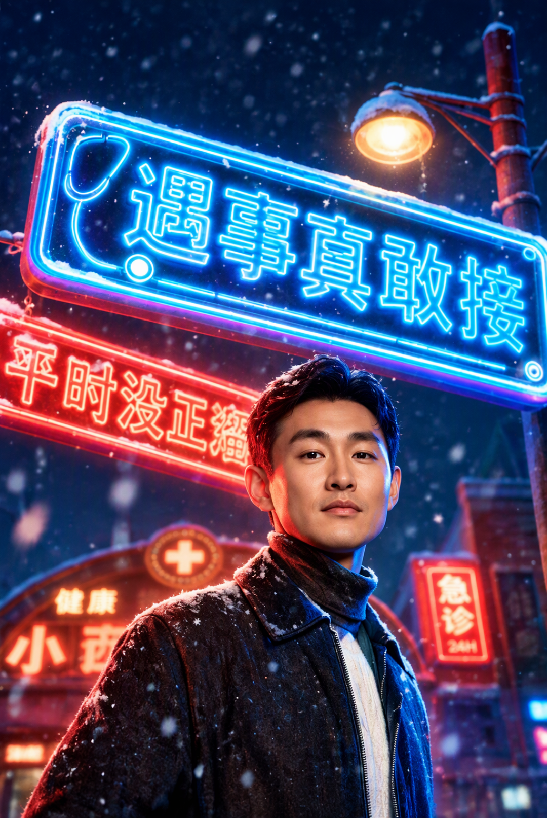 肖战鞠躬求