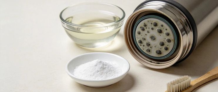 孩子保温碗摔开满是霉，水都臭了：天冷翻出杯子前，先查杯盖里那圈胶