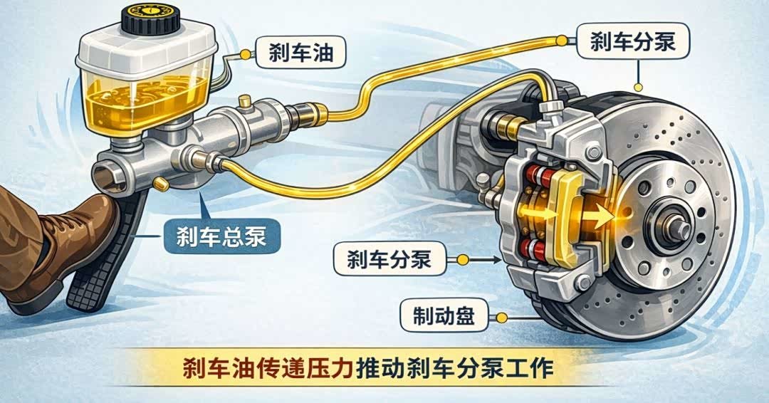 老车刹车从不报警灯：几十块的检测笔先测含水量，超3%别拖着换