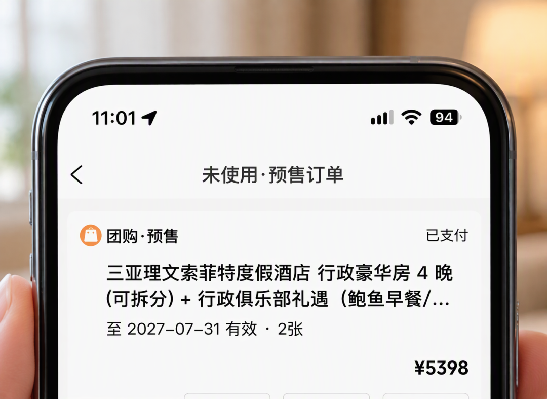 开售4小时卖出100万件,房券却“一天都约不上”:双11囤旅行产品前,先把三本账算完
