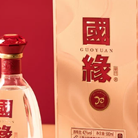 今世缘国缘单开浓香型白酒42度500ml*2瓶