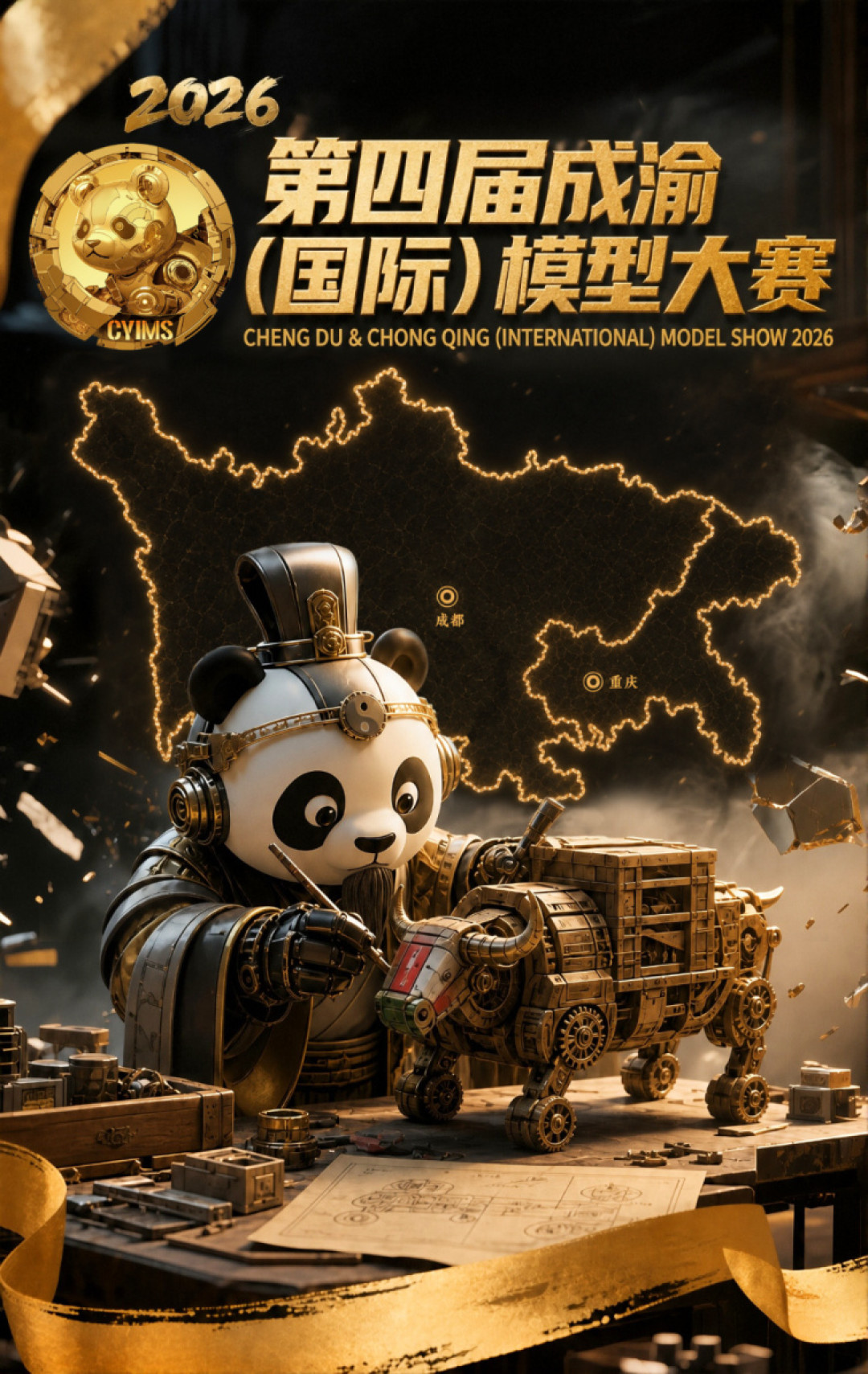 金魔奖这周去了埃森,15块9的矮人正在截稿:2026微缩涂装赛事地图,9场比赛三笔账