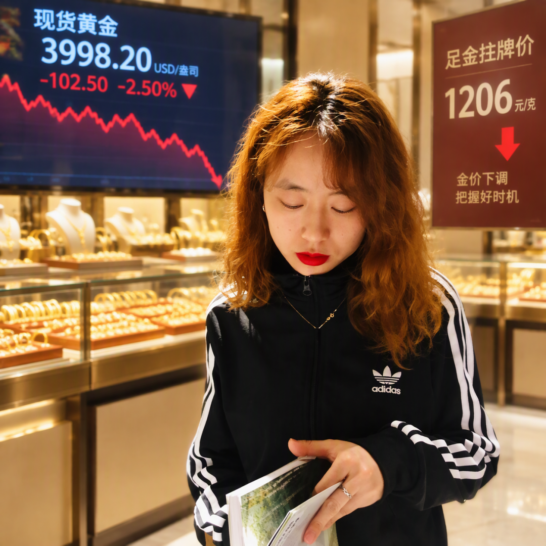 半年关掉1000家店，暴跌那天却排起长队：双11买金买表前，先查这家店的