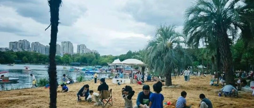 闵行体育公园焕新归来:免费沙滩+彩虹滑道,2-12岁都有的玩