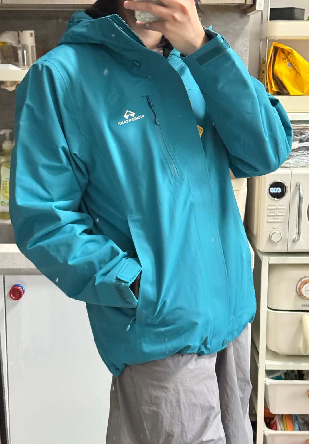 「塞内胆刚好，脱内胆变帐篷」：双11这件三合一，得按两件衣服试