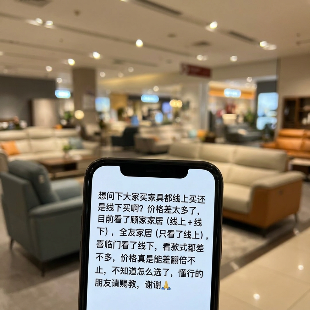 顾家沙发线上便宜大几千?双11付尾款前,先问一句到底是不是同款