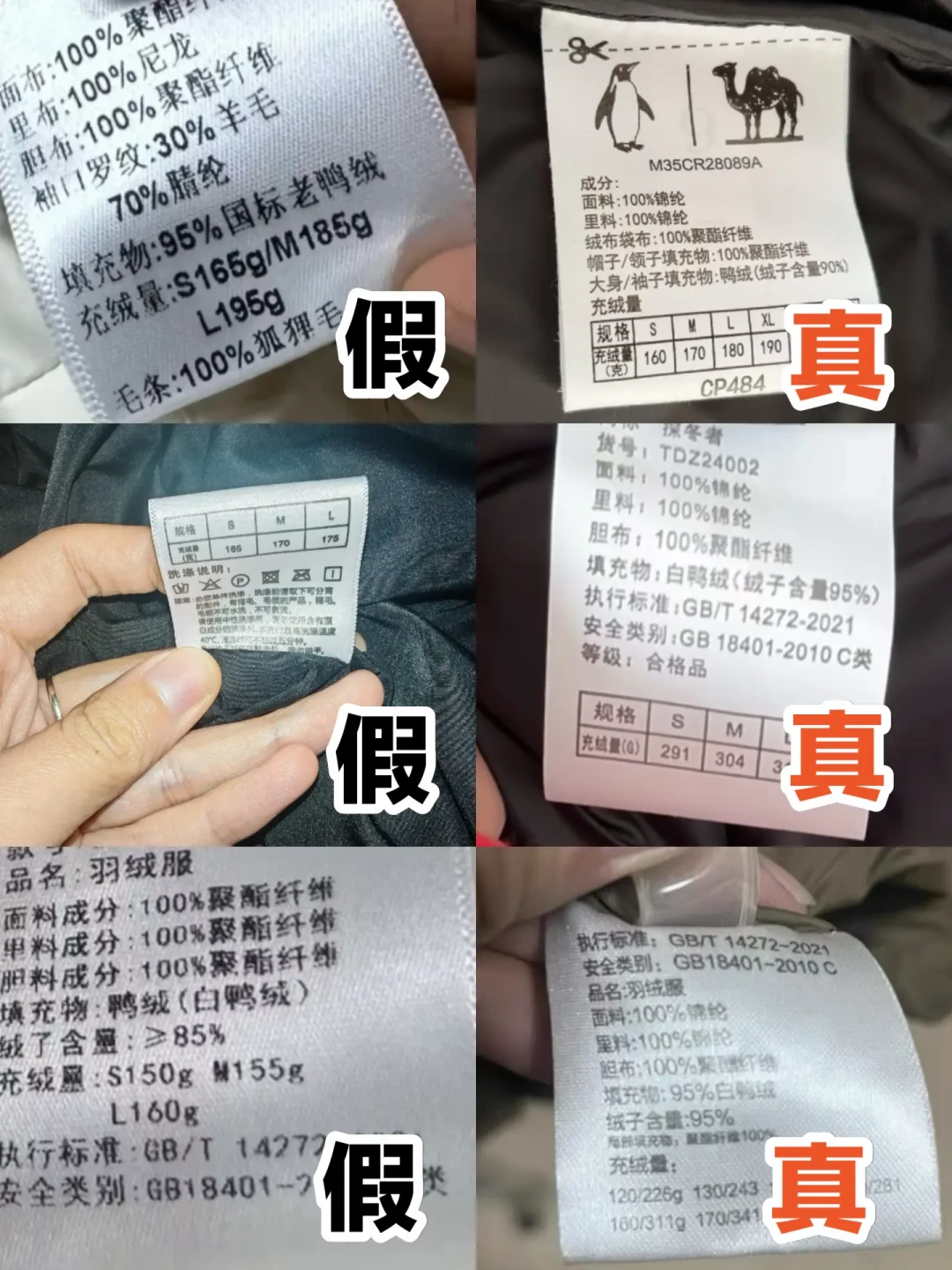 你以为捡漏的188元羽绒服里没有一根羽绒——拆「羽绒棉」的文字游戏