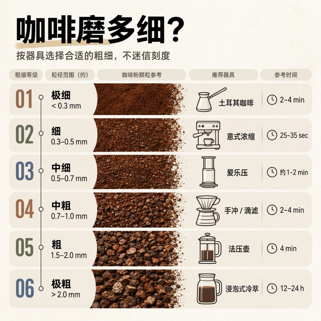 咖啡淡了就调细一格?结果滴不动了:细粉会堵水路