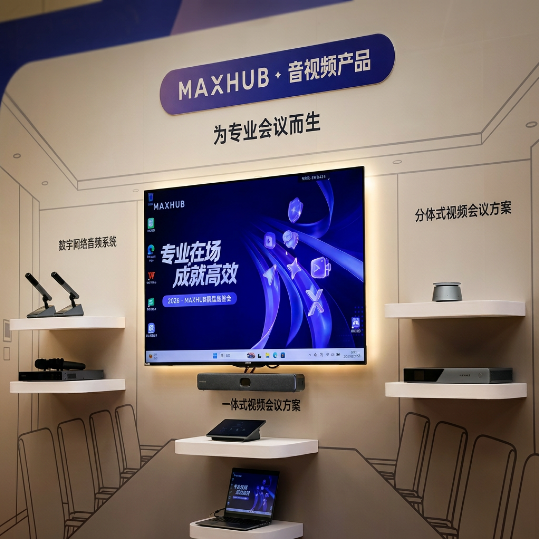 会议室的镜头开始自动找人:MAXHUB新品