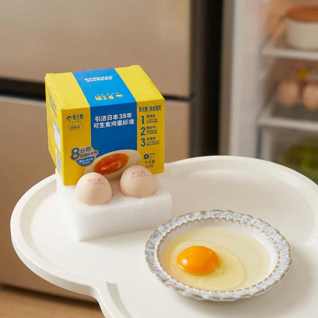 黄天鹅可生食鸡蛋整箱装产品图