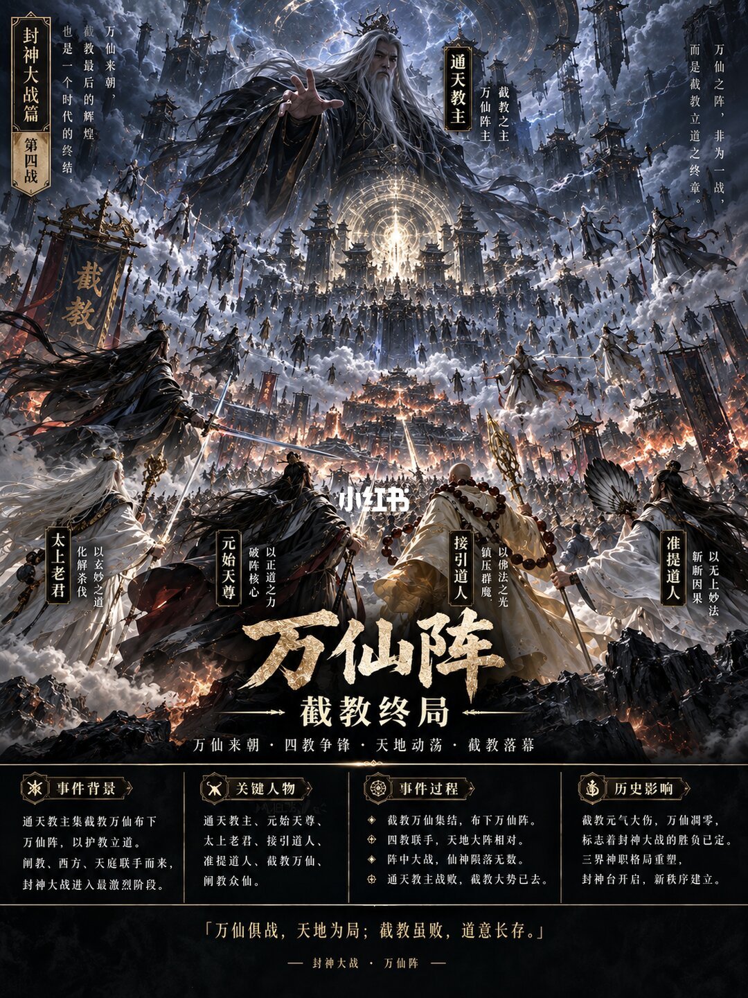 万仙阵向二创画面：截教终局将至