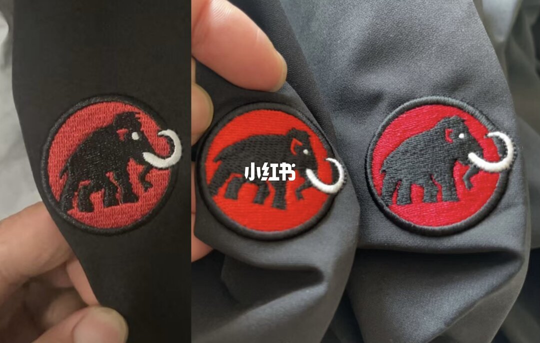 同一位用户买了三件、收到三个不同版本logo的晒图
