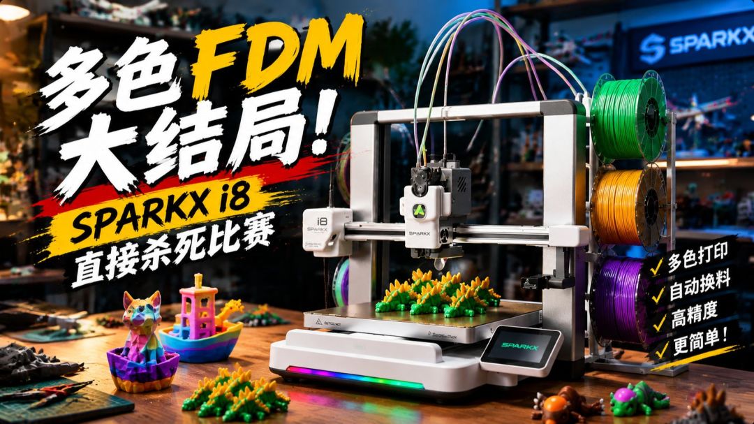 SPARKXi8单头四色实测