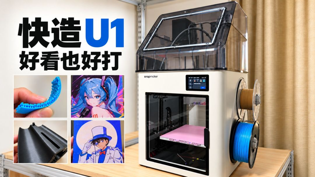 多色3D打印成品效果