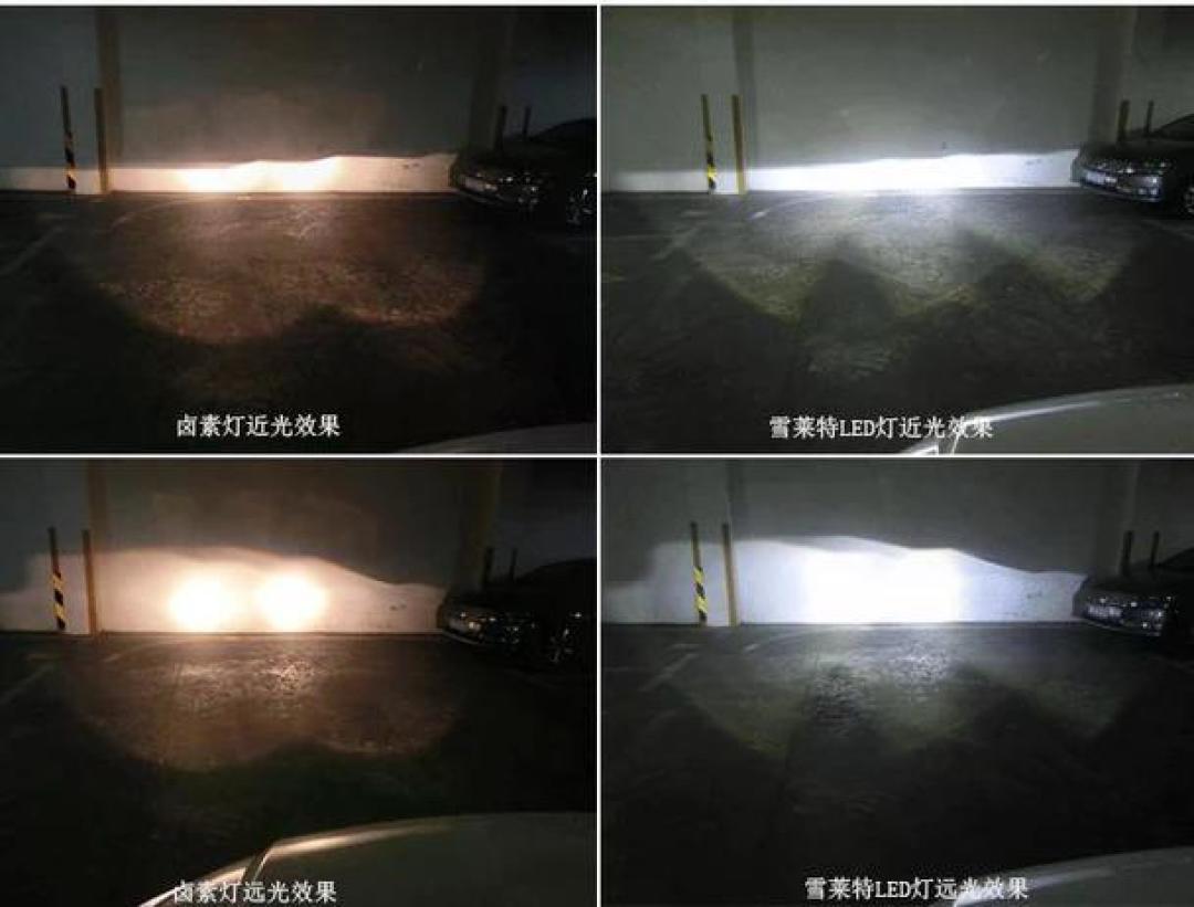老车改LED大灯，透镜比灯泡重要