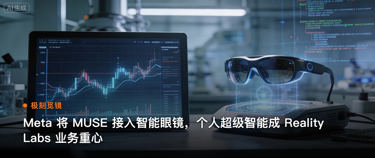 极刻觅镜 | Meta 将 MUSE 接入智能眼镜…