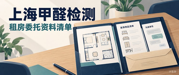 上海租房甲醛检测怎么委托？资料清单先备好