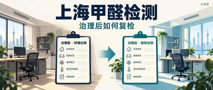 上海除甲醛后怎么复检？先把前后条件对齐