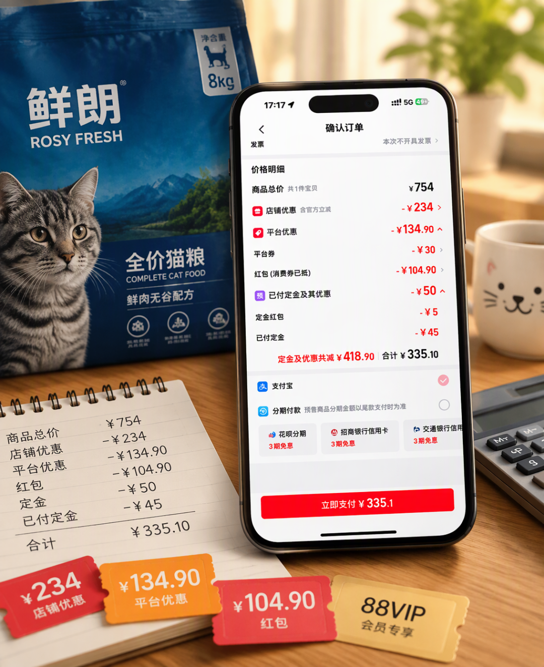「双11凑完满减,比平时贵了100多?」我核了上百条铲屎官的对账帖,囤粮囤砂就这5条规则