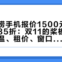 新安江捞手机报价1500元、官方全场85折：双11的桨板，先算完水温、租价、窗口期这三笔账