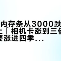 「32G内存条从3000跌到1950」撞上「相机卡涨到三倍、NAND还要涨进四季度」：双11买相机的对账党，付尾款前先把行情、凑单、规格这三本账对完