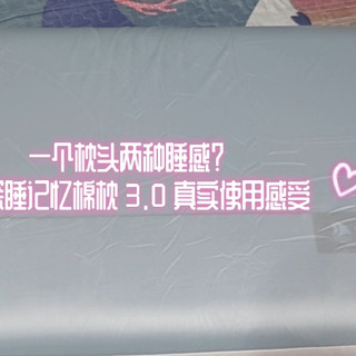 双 11 改善浅睡肩颈酸痛｜浅帆深睡枕 3.0 双芯记忆枕深度实测