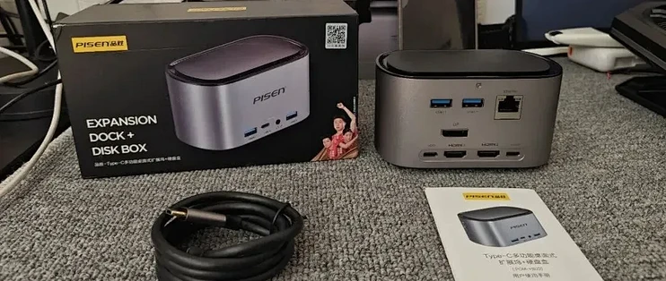 100出头拓展站！13合一、M.2 硬盘位、DP + 双 HDMI 4K、PD 100W