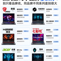 买笔记本电脑顺序搞反，白白浪费钱，先分清系列，再挑型号