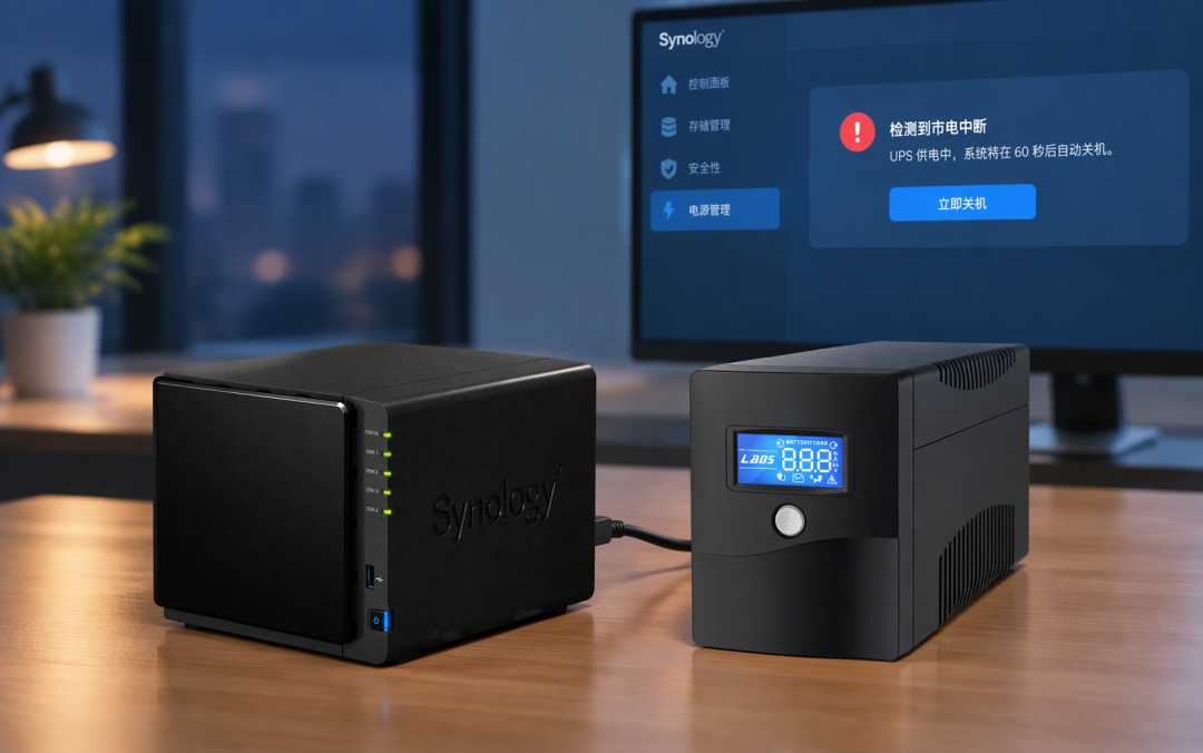 修电脑的UP主评论区503条，15条在晒群晖被12V UPS带走：双11买UPS之前，先确认它会