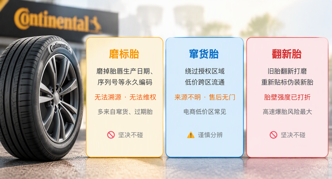 17万条假马牌换来全员实刑：双11囤胎前，先给五类“便宜马牌”过一遍六步清单