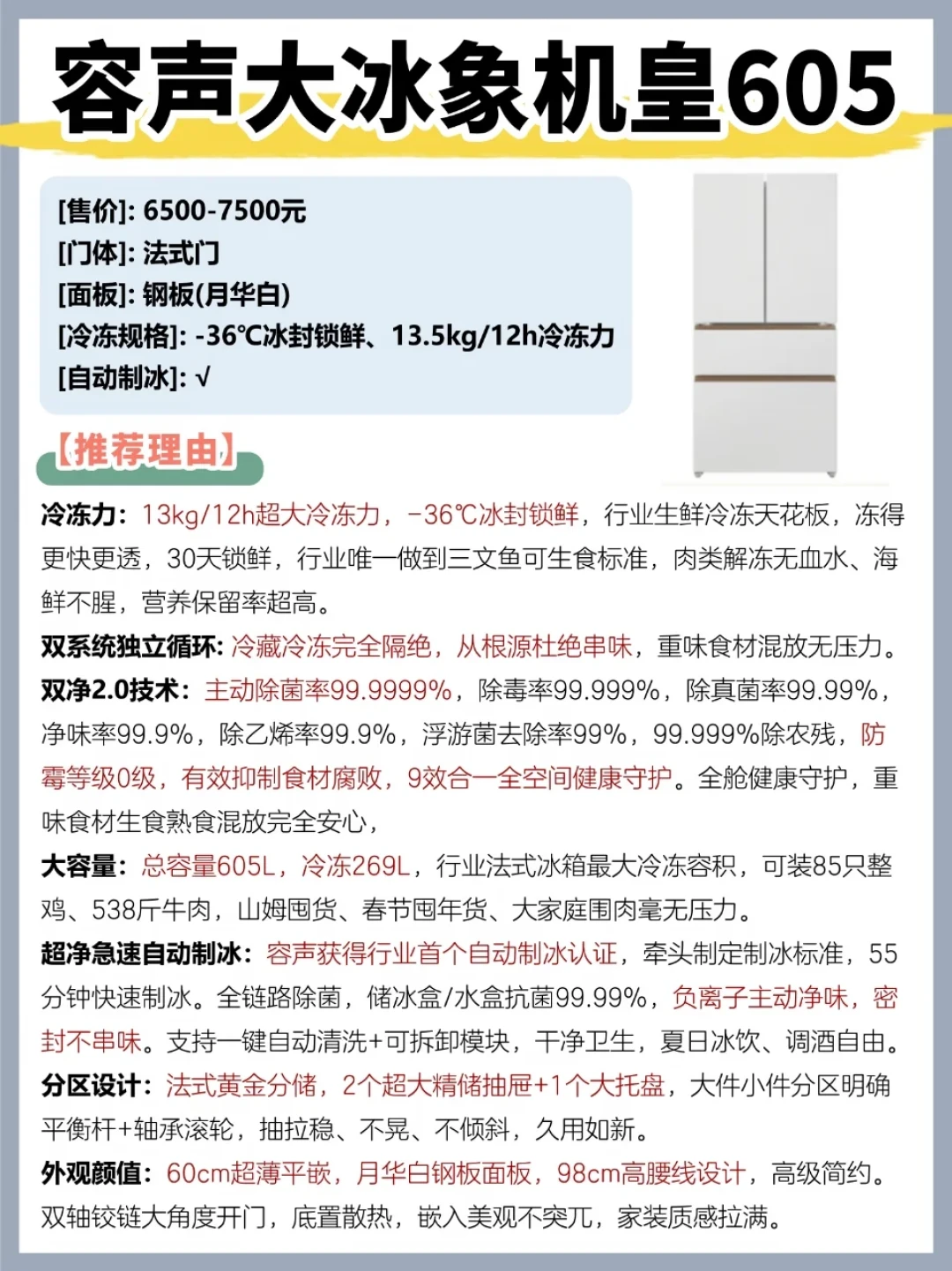 有人4500元晒单，有人跟团花6298元！同一台大冰象605，双11前先算清2000元差价