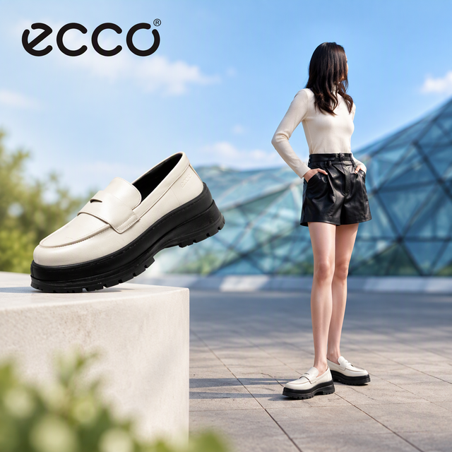 搜"ECCO"，前40条视频里38条零播放，唯一火的那条根本不是卖鞋的