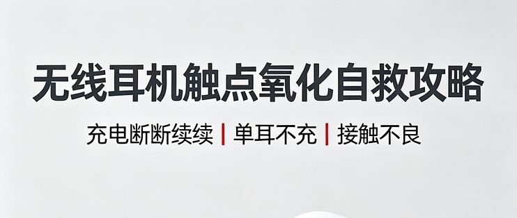 无线耳机触点氧化自救攻略｜充电断断续续、接触不良一键修复