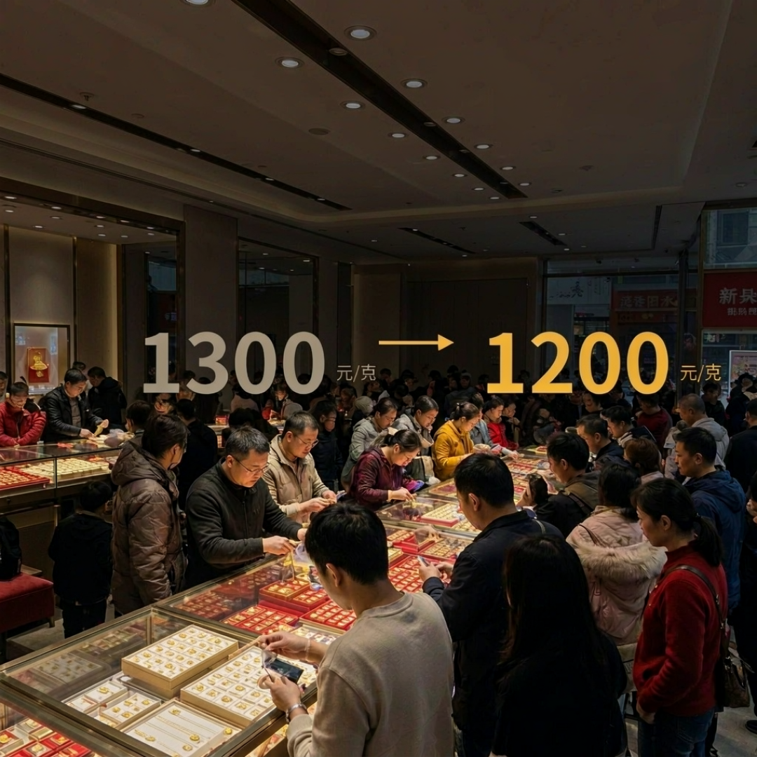 买完第二天金价就崩:不退差价、没有价保,一口价连克重都不标
