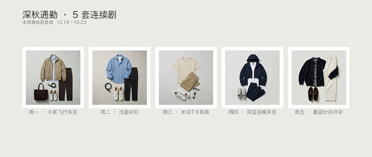 为什么说秋冬是男人最帅的时刻，因为可以叠穿～一周五套叠穿分享