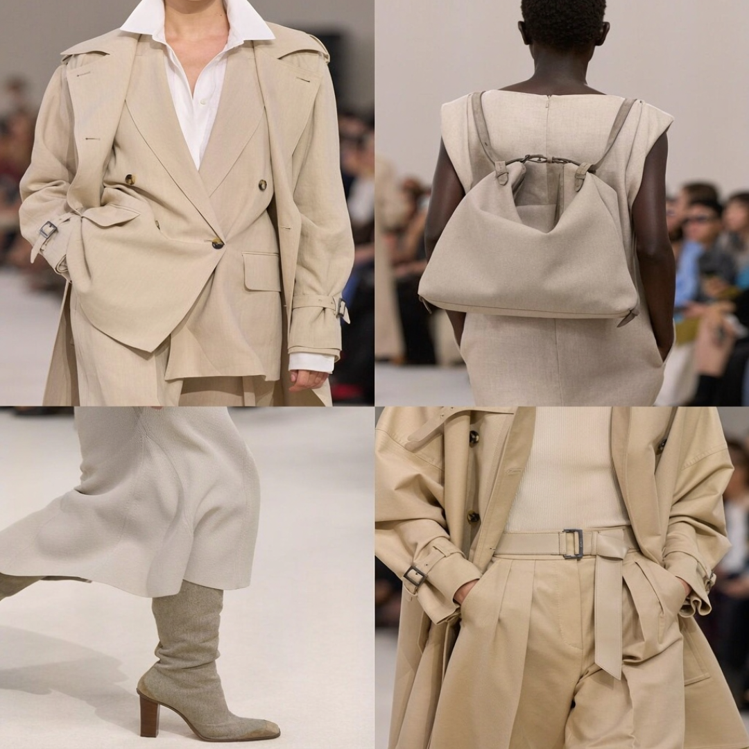 全场没有一个logo:Max Mara 75周年这场「无垠远际」,把通勤当成最难的远征