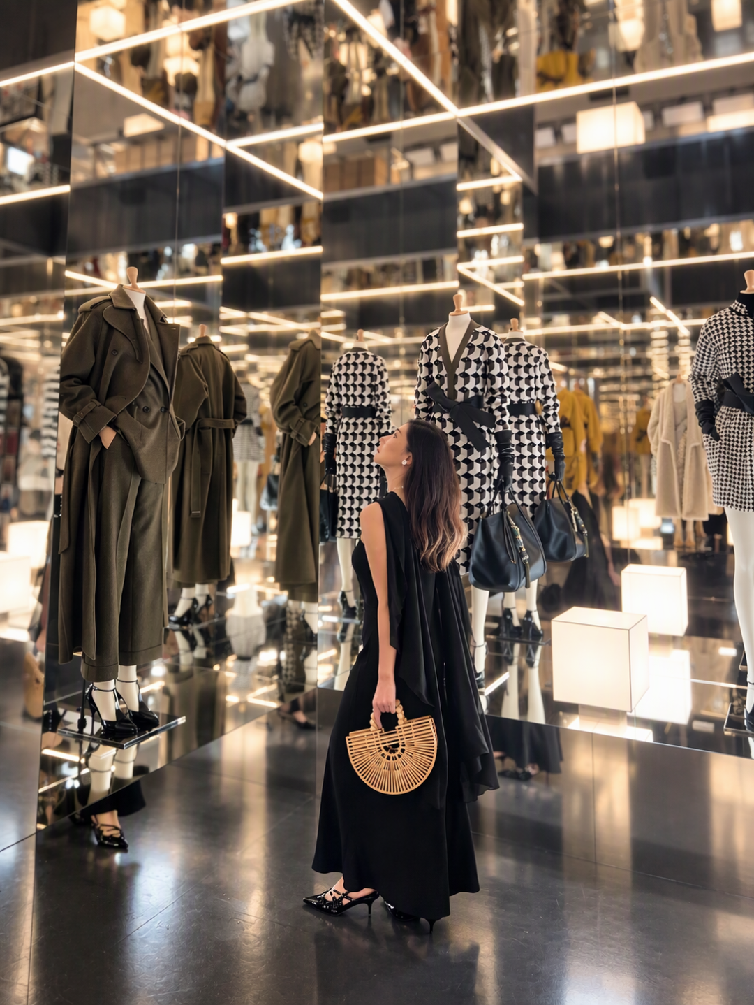 全场没有一个logo:Max Mara 75周年这场「无垠远际」,把通勤当成最难的远征